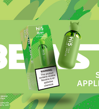 Hi5 Beast Disposable Vape Sour Apple Ice Flavor