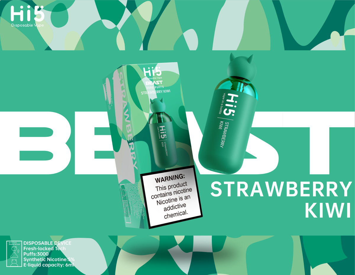 Hi5 Beast Disposable Vape Strawberry Kiwi Flavor