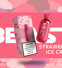 Hi5 Beast Disposable Vape Strawberry IceCream Flavor