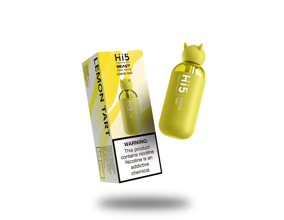 Hi5 Beast Disposable Vape Lemon Tart Flavor