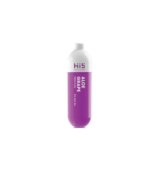 Hi5 Tube Disposable Vape Aloe Grape  Flavor
