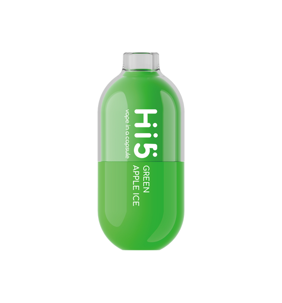 Hi5 Capsule Disposable Vape Green Apple Ice Flavor