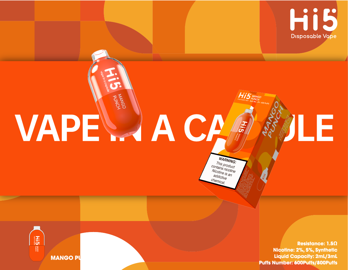 Hi5 Capsule Disposable Vape Mango Punch Flavor